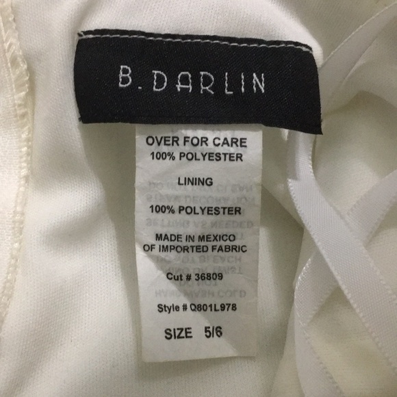 Black and white/cream B. Darlin Dress homecoming - Picture 8 of 8